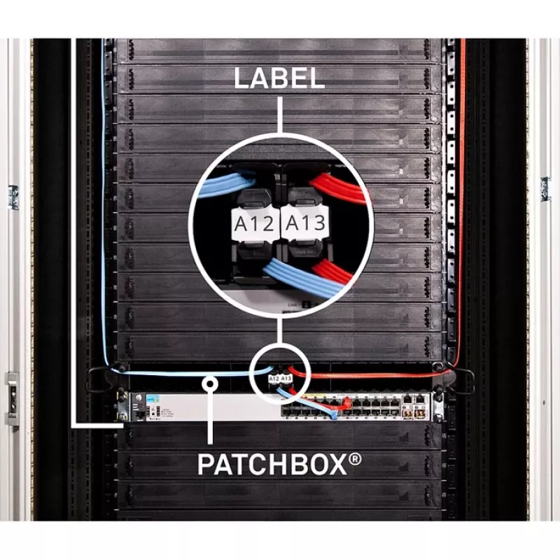 Etiquetas de identificación PATCHBOX 60 unidades