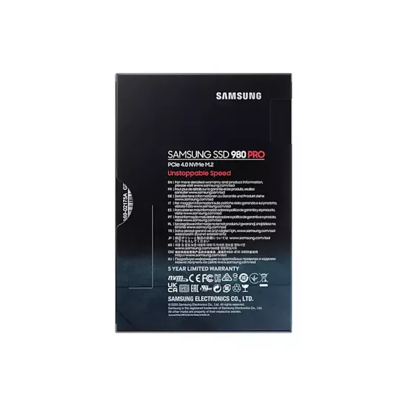 Unidad SSD Samsung 2 TB M.2 PCI Express 4.0 NVMe MZ-V8P2T0BW