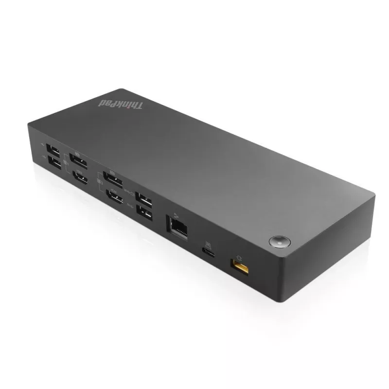 Lenovo 40AF0135UK ThinkPad Hybrid USB-C con USB-A base de acoplamiento, cable de alimentación UK