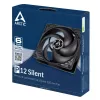 ARCTIC P12 Silent – Ventilador de 120 mm optimizado para presión, extra silencioso
