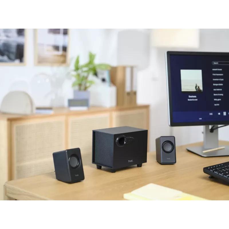 Conjunto de altavoces Trust Avora 2.1 9 W PC Negro 2.1 canales 2 vías