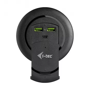 Cargador i-tec Cargador rápido de sobremesa empotrable USB-C PD 3.0 + 3x USB 3.0 QC3.0 96 W