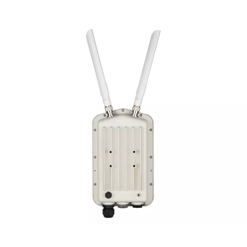 D-Link DBA-3621P Nuclias Cloud Managed punto de acceso AC1300 Wave 2 de doble banda 2,4 / 5 GHz Wi-Fi 5 (802.11ac), 1x GbE LAN, PoE, IP67, blanco