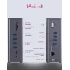 ICY BOX IB-DK2262AC Con cable USB 3.2 Gen 1 (3.1 Gen 1) Type-C Antracita