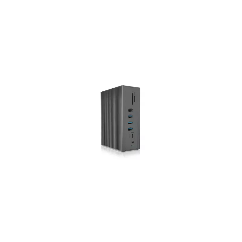 ICY BOX IB-DK2262AC Con cable USB 3.2 Gen 1 (3.1 Gen 1) Type-C Antracita