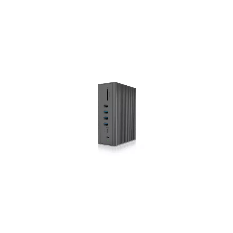 ICY BOX IB-DK2262AC Con cable USB 3.2 Gen 1 (3.1 Gen 1) Type-C Antracita