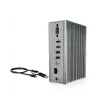 ICY BOX IB-DK2262AC Con cable USB 3.2 Gen 1 (3.1 Gen 1) Type-C Antracita
