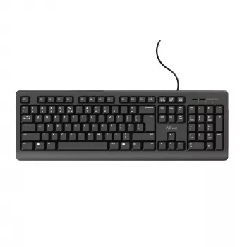 Teclado Trust TK-150 Oficina USB QWERTZ Alemán Negro