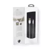 Cable para móvil Nedis CCTB39300AL10 Aluminio 1 m USB A Lightning