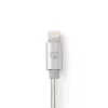 Cable para móvil Nedis CCTB39300AL10 Aluminio 1 m USB A Lightning