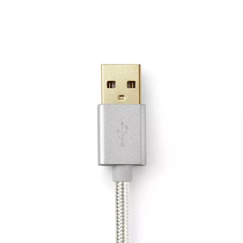 Cable para móvil Nedis CCTB39300AL10 Aluminio 1 m USB A Lightning