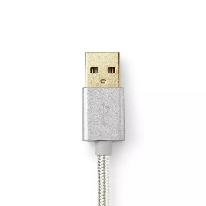 Cable para teléfono móvil Nedis CCTB39300AL30 Aluminio 3 m USB A Lightning