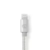 Cable Lightning Nedis CCTB39650AL10 1 m Aluminio USB C