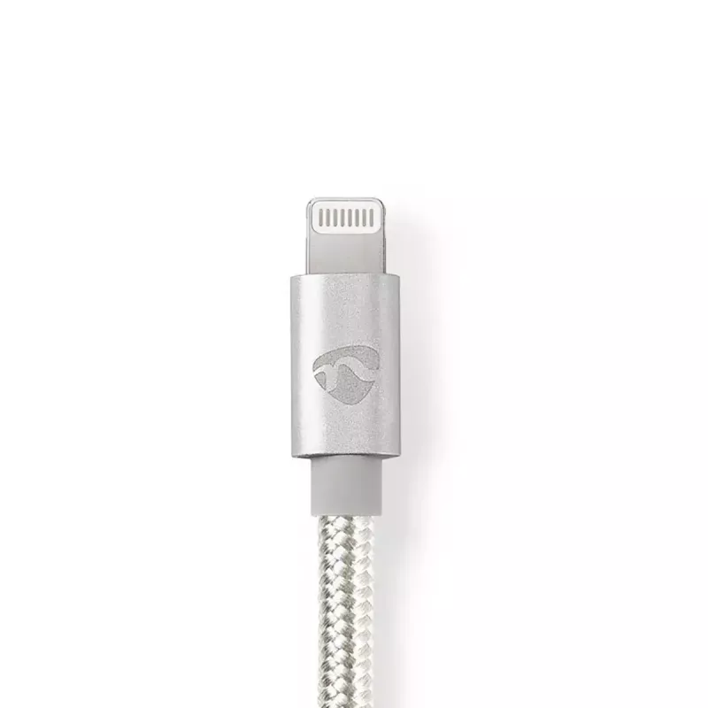 Cable Lightning Nedis CCTB39650AL10 1 m Aluminio USB C