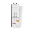 Cable Lightning Nedis CCTB39650AL10 1 m Aluminio USB C