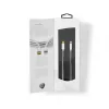 Cable Lightning Nedis CCTB39650AL20 2 m USB-C Aluminio