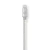 Cable Lightning Nedis CCTB39650AL20 2 m USB-C Aluminio