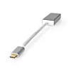 Adaptador de cable de vídeo Nedis CCTB64450AL02 0,2 m USB Type-C DisplayPort