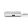 Nedis CCTB64680AL20 Adaptador de cable de vídeo 2 m HDMI Type-A USB Type-C Plata