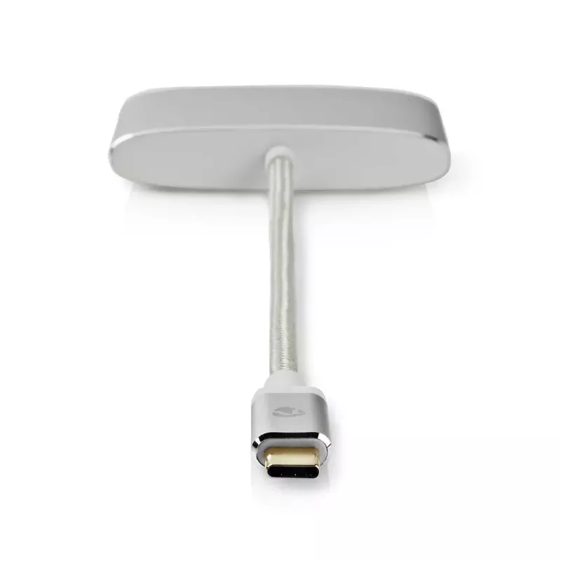 Dock para portátil Nedis CCTB64760AL02 Aluminio cable de 0,2 m 5 Mbit/s