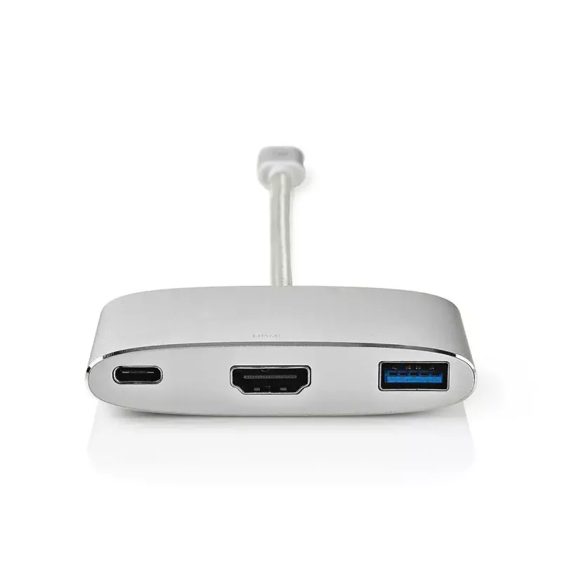 Dock para portátil Nedis CCTB64765AL02 Plata 5 Gbit/s