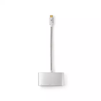 Dock para portátil Nedis CCTB64765AL02 Plata 5 Gbit/s