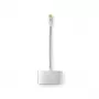 Dock para portátil Nedis CCTB64765AL02 Plata 5 Gbit/s
