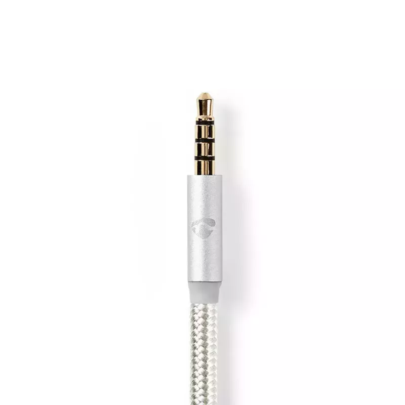 Cable de audio Nedis CCTB65940AL10 1 m USB-C a 3,5 mm Aluminio
