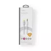 Cable de audio Nedis CCTB65940AL10 1 m USB-C a 3,5 mm Aluminio