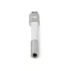 Cable de audio Nedis CCTB65950AL008 3,5 mm conector hembra a USB conector macho 0,08 m Aluminio