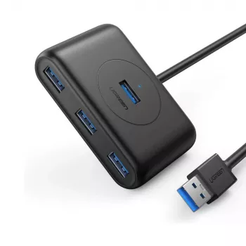 Ugreen 20290 Hub de interfaces USB 3.2 Gen 1 (3.1 Gen 1) Type-A 5000 Mbit/s Negro