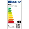 Nedis WIFILX02W100 SmartLife guirnalda de luces navideñas Wi-Fi 10 m, blanco