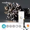 Nedis WIFILX02W100 SmartLife guirnalda de luces navideñas Wi-Fi 10 m, blanco