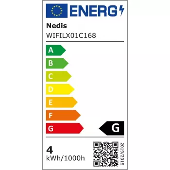Guirnalda de luces decorativa Nedis WIFILX01C168 — 168 módulos LED SMD, 5,35 W, cable de 20 m, IP65