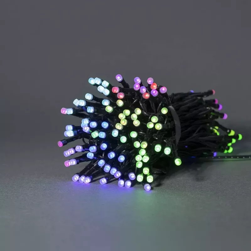Nedis SmartLife WIFILX01C168 guirnalda de luces navideñas LED, 168 LED, RGB, Wi-Fi, 20 m