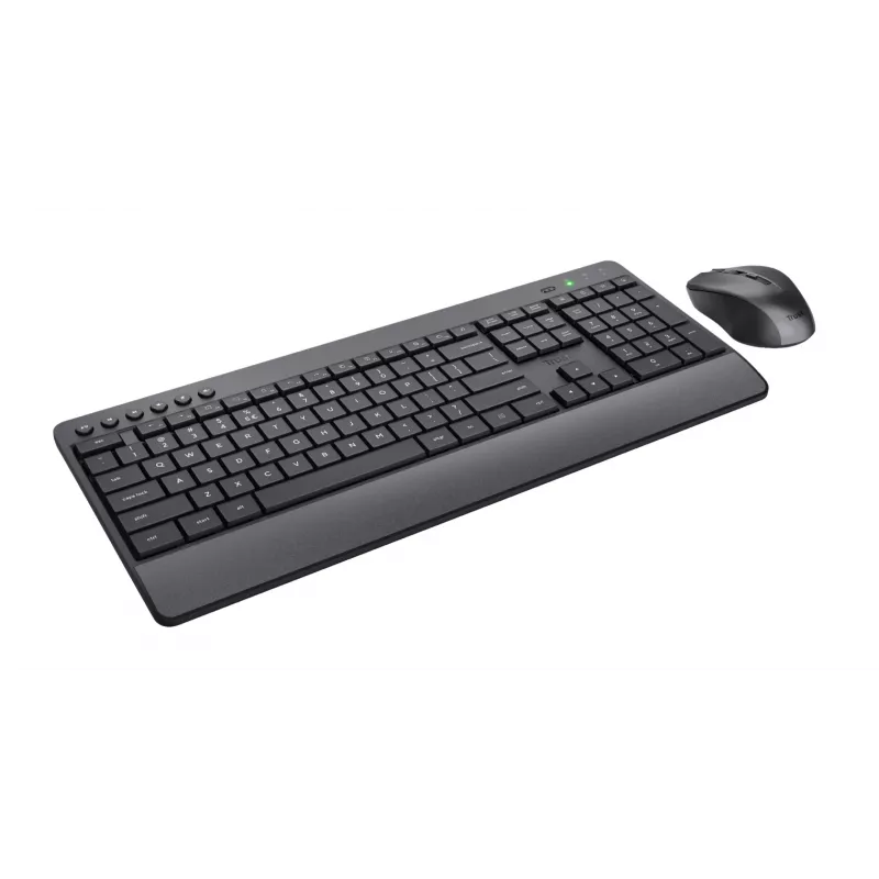 Trust Trezo Teclado ratón incluido Universal RF Inalámbrico QWERTZ Alemán Negro
