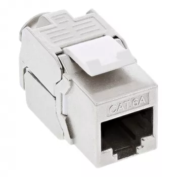 InLine RJ45 Keystone Jack Módulo Snap-In Cat.6a, diseño delgado