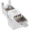 InLine RJ45 Keystone Jack Módulo Snap-In Cat.6a, diseño delgado