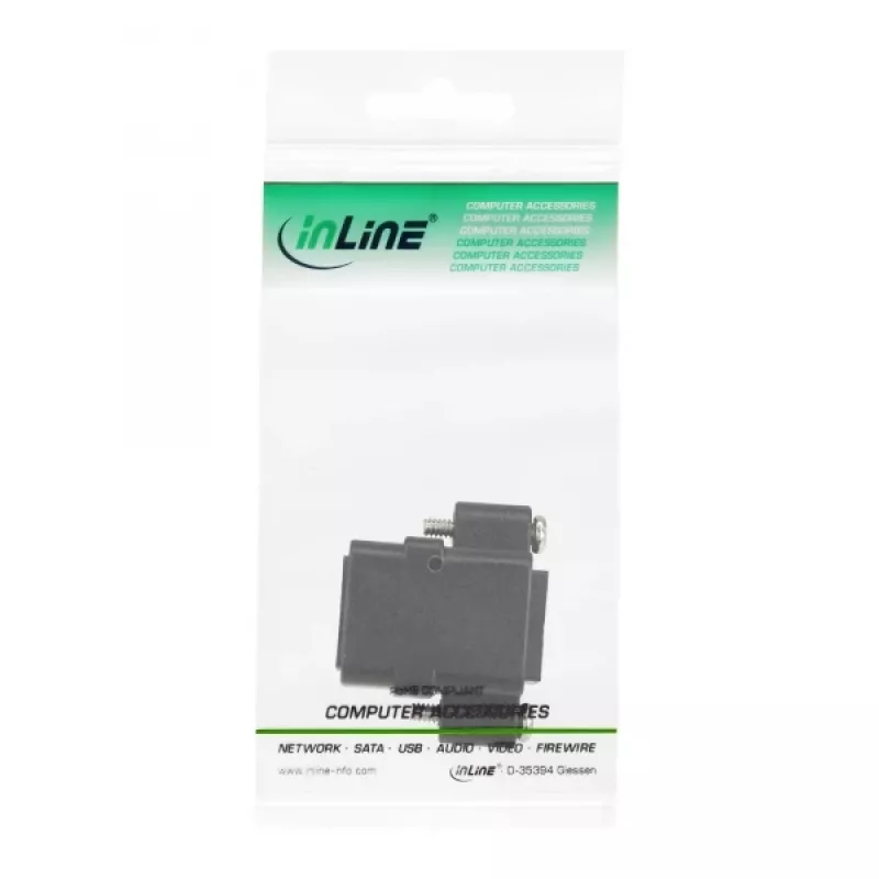 InLine Cable de conexión Cat.5e acoplador UTP 2x conector hembra RJ45 para la instalación