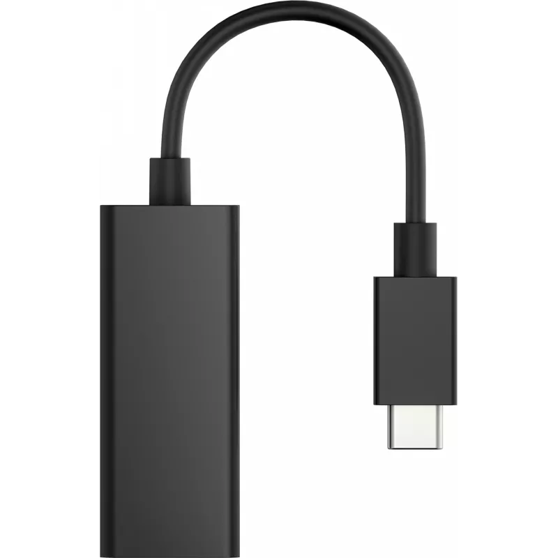 HP Adaptador USB-C a RJ45 G2, con cable, USB Type-C, Negro, China, Hogar, Windows 10, Windows 11