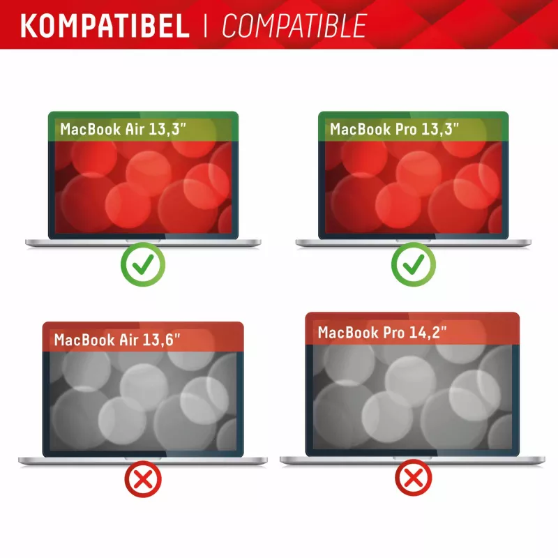 Displex PRIVACY SAFE Filtro de privacidad magnético de 2 vías para MacBook Air/ MacBook Pro 13,3