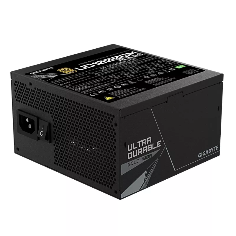 GIGABYTE UD1000GM PG5 fuente de alimentación 1000 W 20+4 pin ATX ATX negra