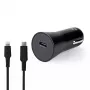 Nedis CCPDL20W111BK cargador de coche 20W, 1x USB-C, cable Lightning de 8 pines, negro