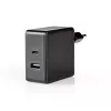 Cargador para dispositivos móviles Nedis WCPD45W100BK universal negro USB interior