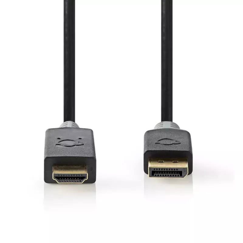 Adaptador de cable de vídeo Nedis CCBW37100AT10 1m DisplayPort a HDMI negro