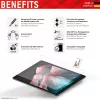 Displex Tablet Glass (9H) para Apple iPad Pro 12,9'' (3.ª/4.ª/5.ª/6.ª gen.), marco de montaje Eco, irrompible, ultrafino, invisible