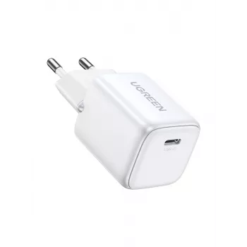 Cargador de interior Ugreen 15324 universal blanco AC 1 conector USB Type-C