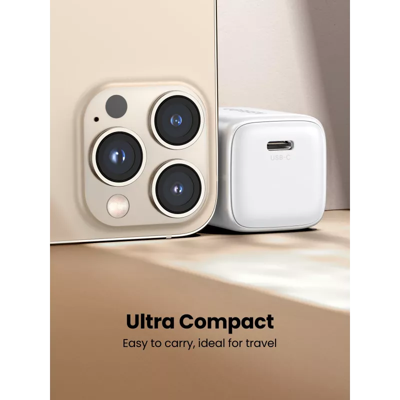 Cargador de interior Ugreen 15324 universal blanco AC 1 conector USB Type-C