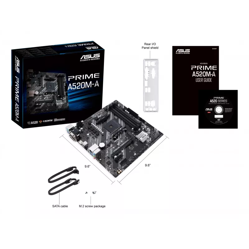 Placa base ASUS PRIME A520M-A II/CSM AMD A520 Socket AM4 micro ATX