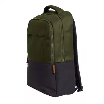 Mochila Trust Lisboa 40,6 cm 16 pulgadas verde 3 compartimentos